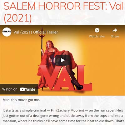 SALEM HORROR FEST: Val (2021)